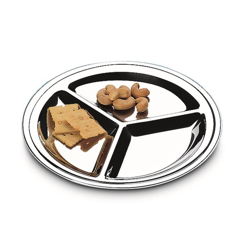 [1679/116] LINEA ARIENZO - EN ACERO INOXIDABLE - FUENTE PARA APERITIVO Ø16,5CM