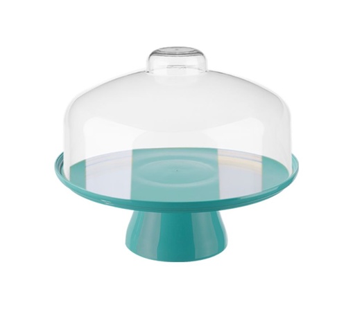 [10111/0129] PLATO PARA TORTA CON TAPA CAKE Ø32.5 CM VERDE