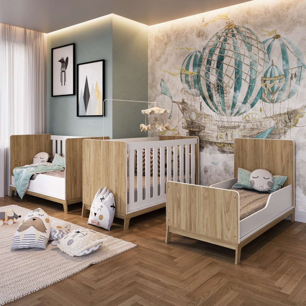 [FM001ITBC] CUNA 3 EN 1 LINEA PANAL ITAPUÃ CON BLANCA 