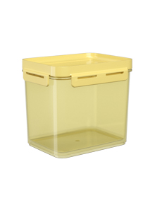 [63005/0345] Contenedor Hermetico De Plastico 2,20L Flap Amarillo + Amarillo