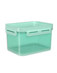 [63004/0346] Contenedor Hermetico de Plastico 1,50L Flap Verde Electrico + Verde