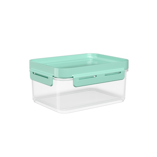 [63003/0473] Contenedor Hermetico de Plastico 1,00L Flap Verde Electrico