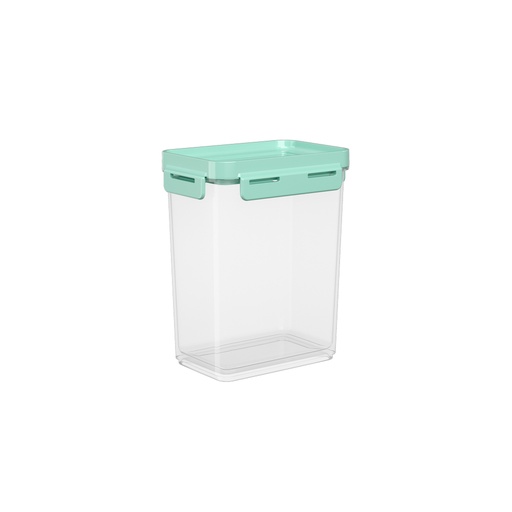 [63002/0473] Contenedor Hermetico de Plastico 900ML Flap Verde Electrico