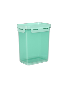 [63002/0346] Contenedor Hermetico de Plastico 900ML Flap Verde Electrico + Verde