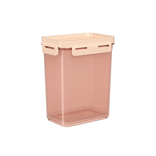 [63002/0344] Contenedor Hermetico de Plastico 900ML Flap Rosa Blush + Rosa