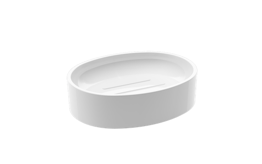 [20857/0007] Jabonera de Plastico Spoom Blanco