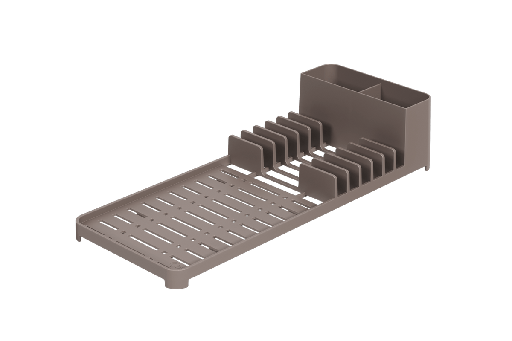 [17011/3126] Escurridor de Platos de Plastico Single Warm Gray