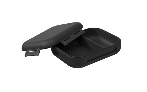 [13150/0008] Lonchera Nutri de Plastico 20,1x15,1x6,1CM Negro