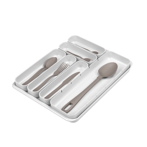 [10987/3007] Organizador de Cubiertos 7 Pzs 37 x 28,5 x 4,2CM Perfect Blanco