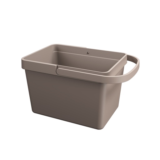 [10745/0126] Balde de Plastico 12,50L Loft Warm Gray