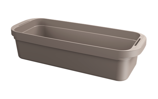 [10741/0126] Cesto Slim de Plastico 5,30L Loft Warm Gray