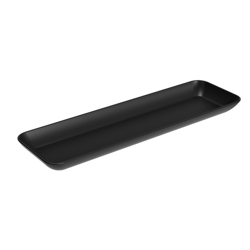 [10618/0008] Plato de Aperitivos Grande de Plastico 31,9 x 9,6 x 2 CM Essentail Negro