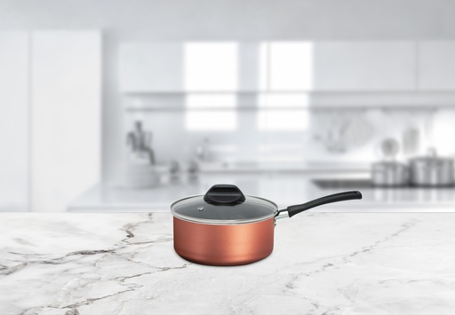 [7111/456] LINEA CLOVE - EN ALUMINIO - OLLA C/TAPA Ø16CM 1,30L COBRE 