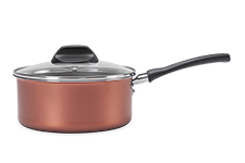 [7111/458] LINEA CLOVE - EN ALUMINIO - OLLA C/TAPA Ø20CM 2,65L COBRE 