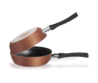 [7111/471] LINEA CLOVE - EN ALUMINIO - DOBLE SARTEN Ø18CM COBRE 