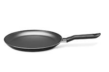 [7190/469] LINEA EBONY - EN ALUMINIO - PANQUEQUERA Ø22 NEGRO 