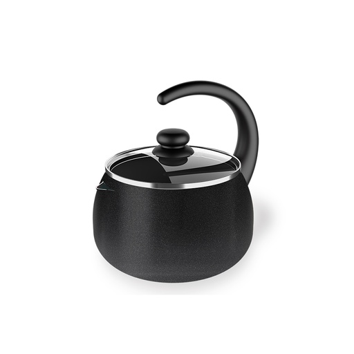 [7190/496] LINEA EBONY - EN ALUMINIO -TETERA 2L NEGRO 