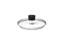 [7000/395] TAPA TEMPLADA EN VIDRIO Y ACERO INOXIDALE Ø 18CM