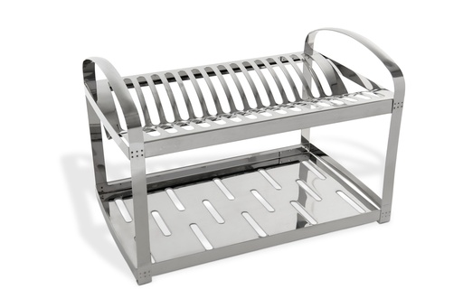[2099/120] LINEA SUPREMA - EN ACERO INOXIDABLE - ESCURRE PLATOS 20 PLATOS 49x27x28,5CM 