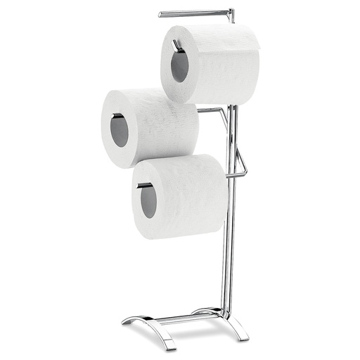 [1929/100] LINEA OGGI - HILO CROMADO - PORTA ROLLO DE PAPEL HIGIÉNICO 18 X 47CM