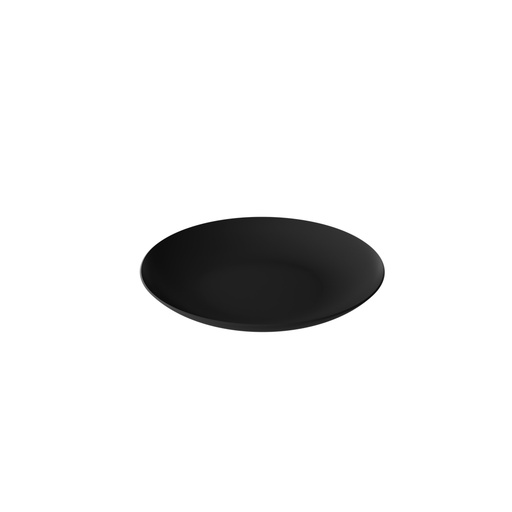 [10561/0008] PLATO POSTRE DE PLASTICO Ø18,00CM COZY NEGRO 