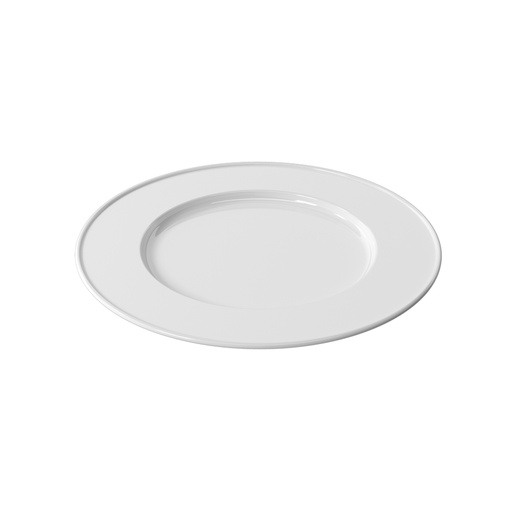 [10528/0007] BAJOPLATO DE PLASTICO REDONDO COZY BLANCO