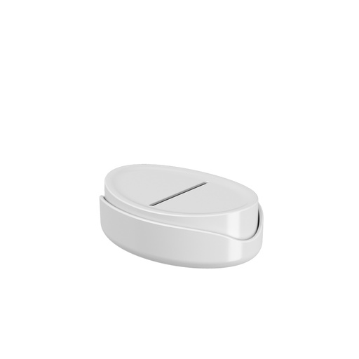 [10440/0007] JABONERA DE PLASTICO BULKY BLANCO