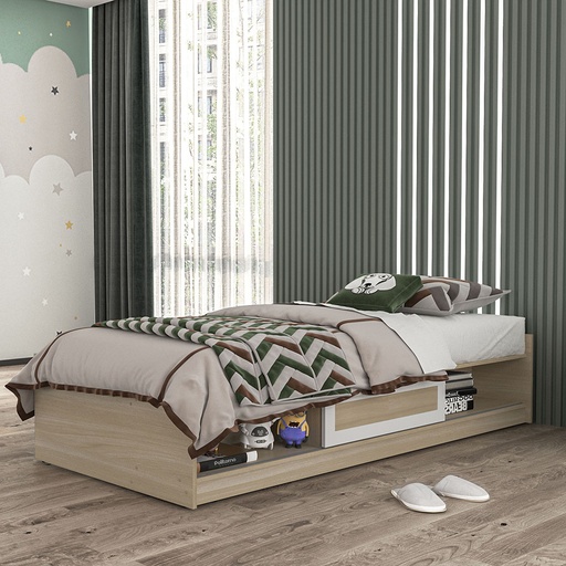 [40230155.0001] CAMA COMIC PUERTA CORREDIZA MDP LEGNO SALINAS FF/BRANCO INFANTO JUVEN