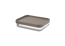 [20768/0126] POTE DE PLASTICO UNO 280ML CLEAR WARM GRAY 