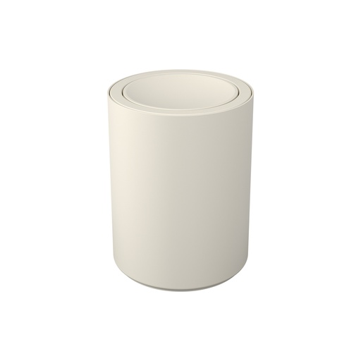 [13105/3468] LINEA SERENE- BASURERO DE PLASTICO C/ TAPA BASCULANTE 1L LIGHT GRAY