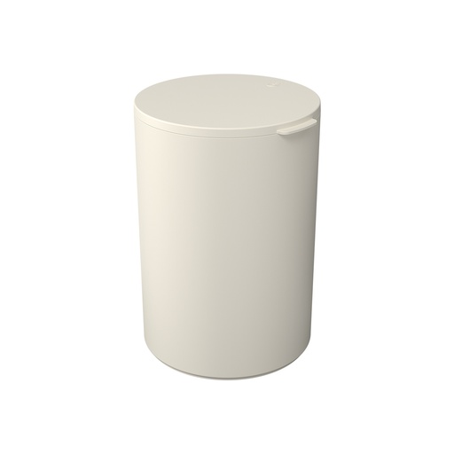 [13106/3468] LINEA SERENE- BASURERO DE PLASTICO C/ TAPA 5L LIGHT GRAY