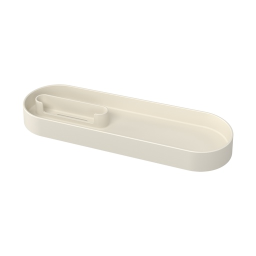 [13108/3468] LINEA SERENE- BANDEJA P/BAÑO DE PLASTICO LIGHT GRAY