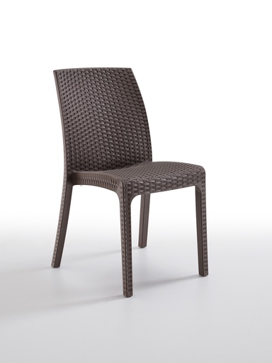[9095-3] SILLA VIRGINIA C/ BRAZO MARRON