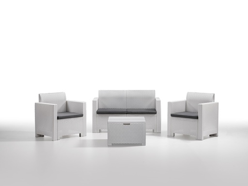 [9067] JUEGO MUEBLES NEBRASKA BLANCO 2