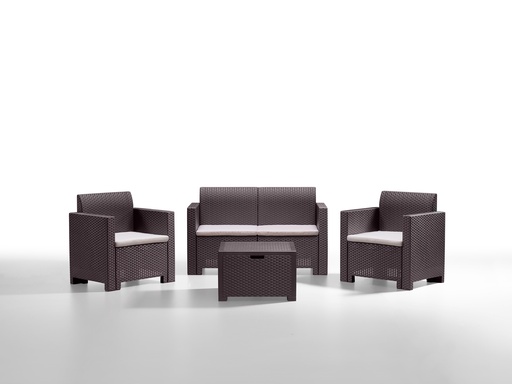[9067-3] JUEGO MUEBLES NEBRASKA MARRON 2