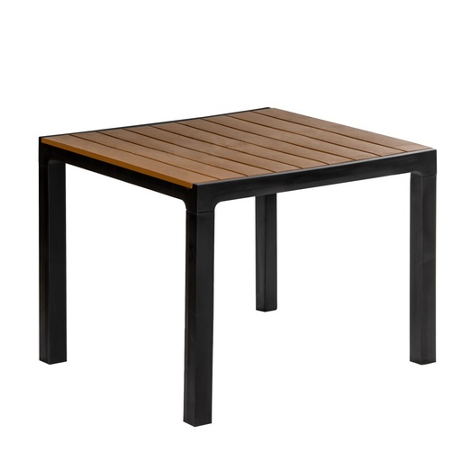 [462-TAB] MESA MADEIRA CUADRADA 80X80 TABACO