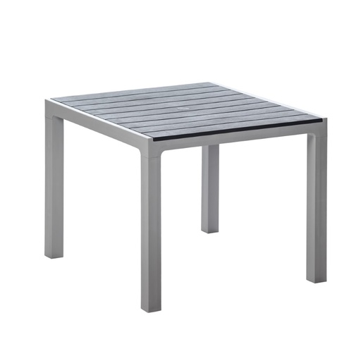 [462-CUA] MESA MADEIRA CUADRADA 80X80 CUARZO
