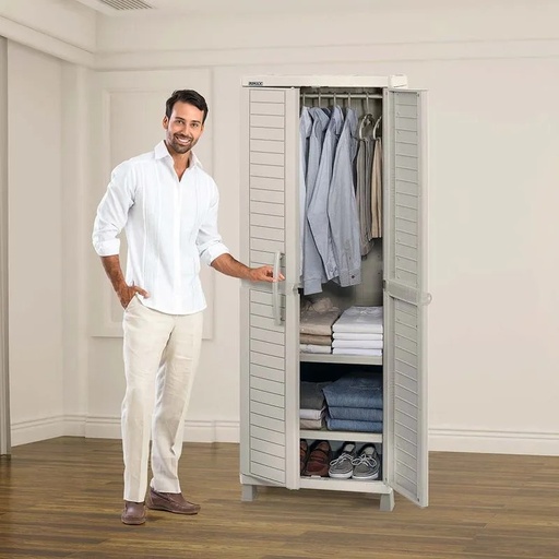 [9288] ARMARIO RIMAX BARU PARA ROPA GRANDE TAUPE
