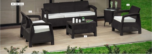 [426-WEN] JUEGO MUEBLE FERRARA PREMIUN WENGUE 6