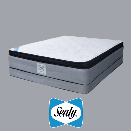 Colchón + Base Sealy Allegro Pillow Top Queen (60x74)