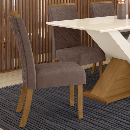 [S24-510] SILLA MALU MARRON ALMENDRA