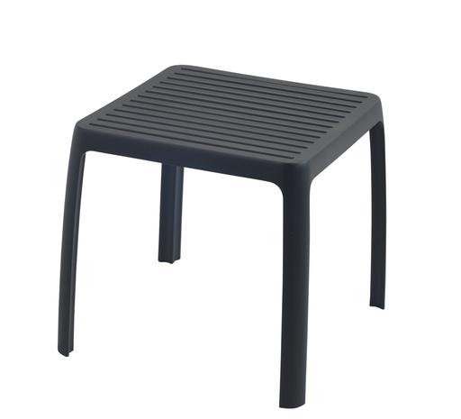 [MEWAN] MESA DE ESQUINA WAVE COLOR ANTRACITA 4 PATAS