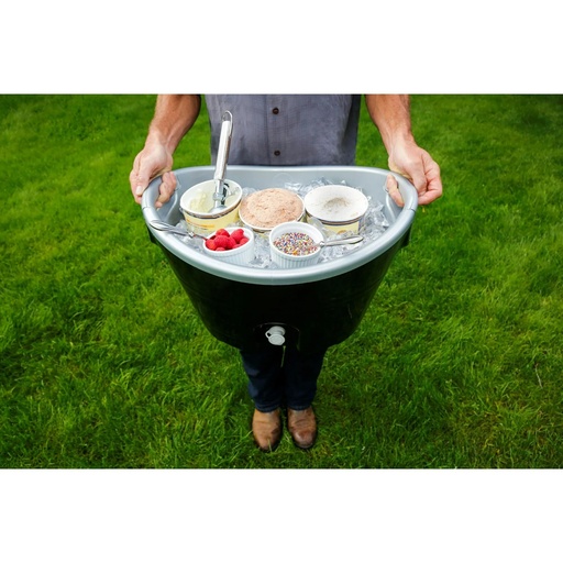 [57499] HIELERA IGLOO 20QT / 19 LITROS NEGRA PARTY BUCKET