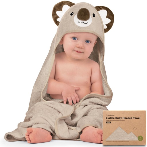 [KB-HTCD-KOA] Keababies Toalla con capucha Cuddle Baby (Koala), Estilo: Koala