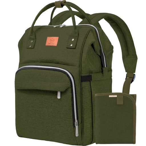 [KB-DBOR-DOL] Keababies Mochila de pañales original (oliva oscuro), color: oliva oscuro