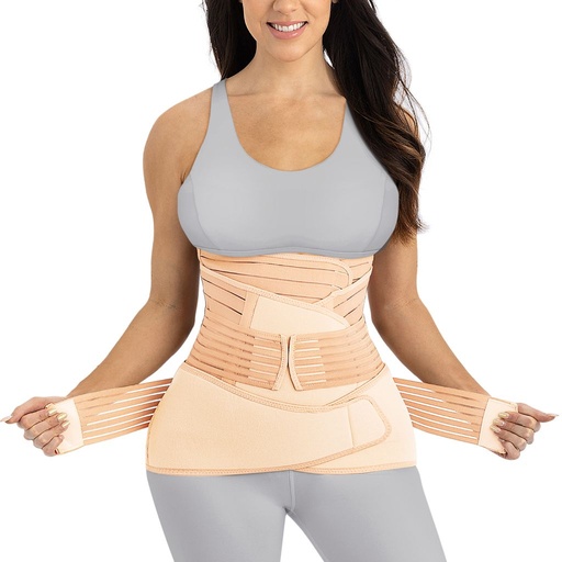 [KB033-01] Keababies Cinturón de soporte para la recuperación posparto Revive 3 en 1 (marfil clásico), talla: M/L / estilo: marfil clásico