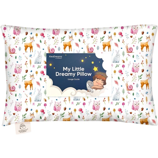 [KB-TDPL-FOR] Keababies Almohada para niños pequeños con funda de almohada (forestland), color: forestland