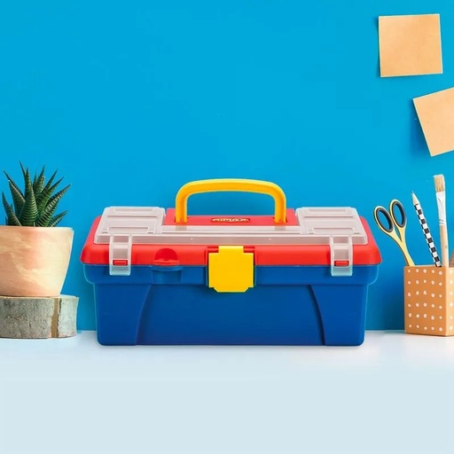 [4217] CAJA HERRAMIENTAS 12" MULTIC CON TAPA