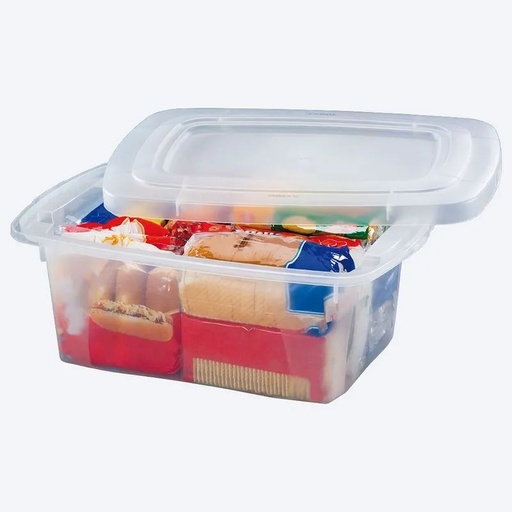[4570] CAJA RECTANGULAR MULTIUSO 20 LITROS NATURAL