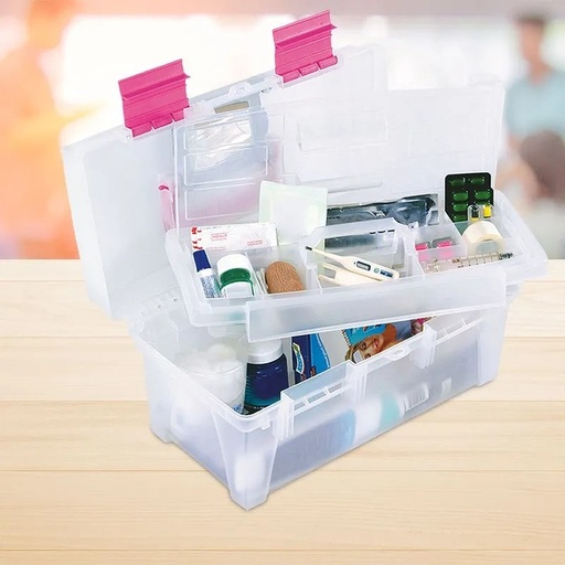 [4767] CAJA VANITY 16" NATURAL/ROSA